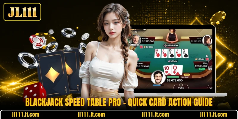 Blackjack Speed Table Pro - Quick Card Action Guide