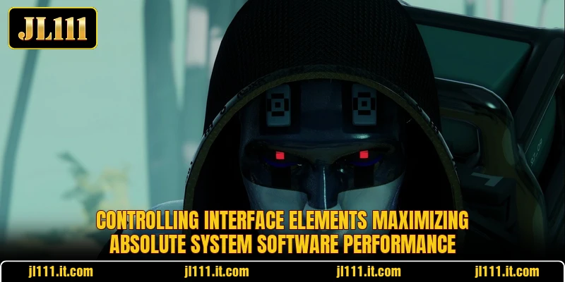 Controlling interface elements maximizing absolute system software performance