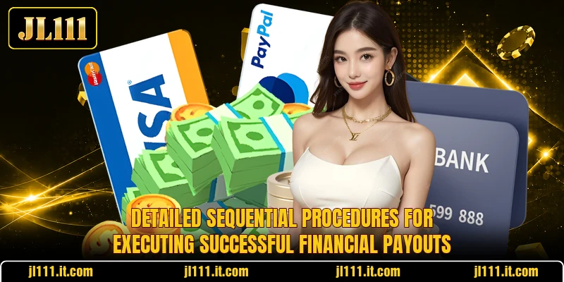 Detailed sequential procedures for executing successful financial payouts