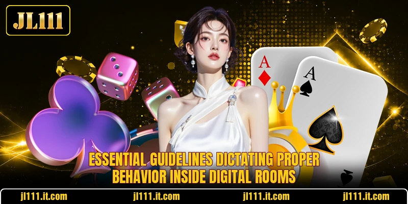 Essential guidelines dictating proper behavior inside digital rooms