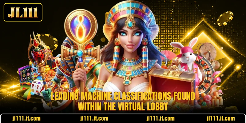 Leading machine classifications found within the virtual lobby