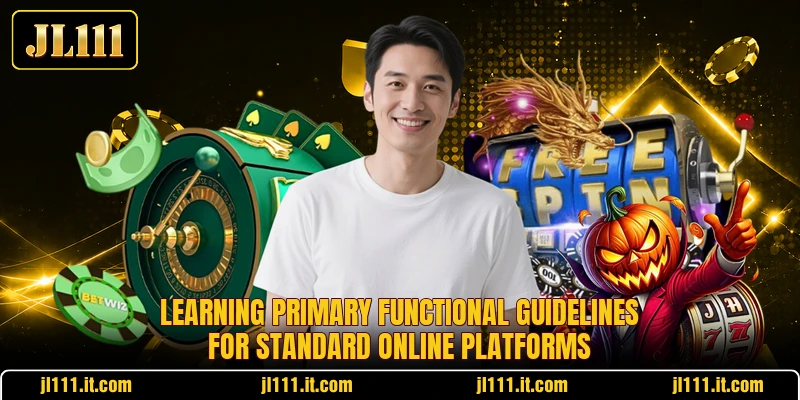 Learning primary functional guidelines for standard online platforms