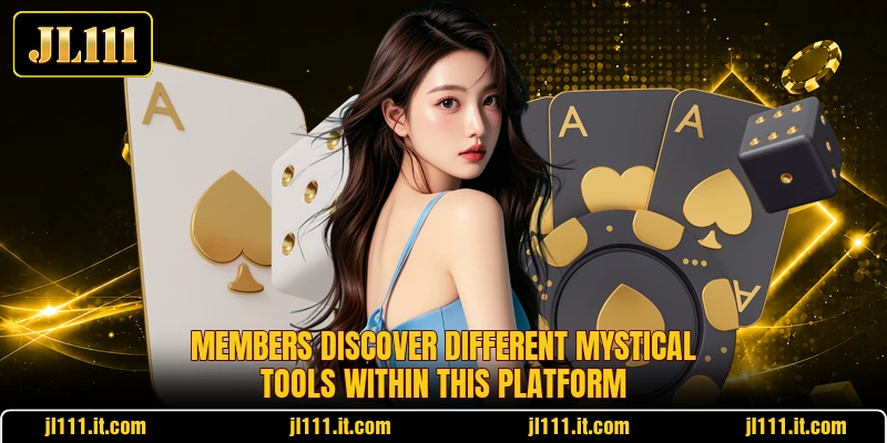 Members discover different mystical tools within this platform