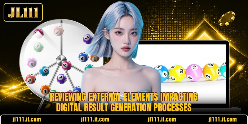 Reviewing external elements impacting digital result generation processes