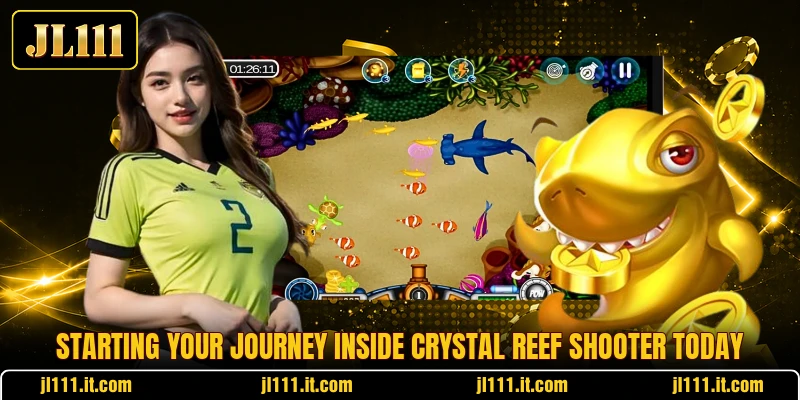 Starting your journey inside Crystal Reef Shooter today